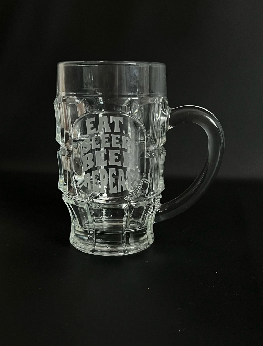 JARRA CERVEZA TALLADA 